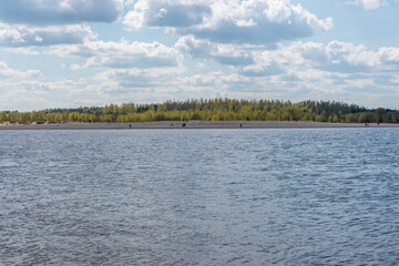 Cloudscape on the Baltic Sea Coast