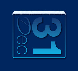 Dec 31 con sfondo colorato