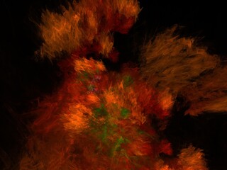 Imaginatory fractal background Image