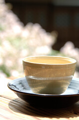 茶托と湯呑みイメージ