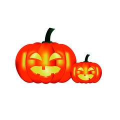 halloween pumpkin isolated