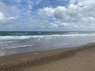 beach and sea