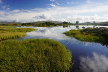 Beautiful water landscape in Scotland