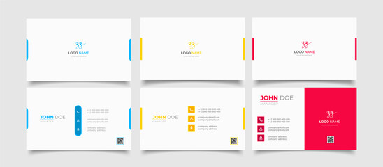 creative modern name card and business card	
