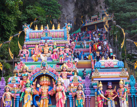 Entrance towards Batu caves temple