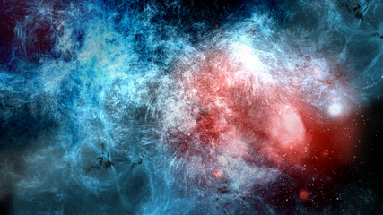 Obraz na płótnie Canvas Colorful space cosmos nebula stars star galaxy fog cloud clouds science