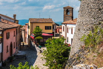 Castles in the hills of Romagna.