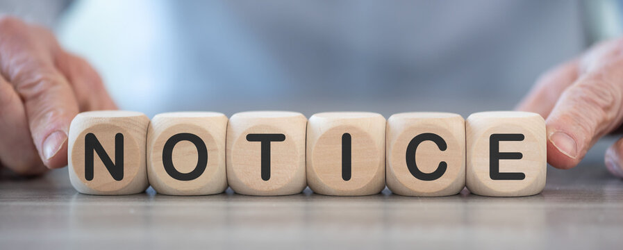 Word notice on cubes