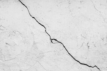 Black and white cracked wall texture.