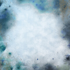 blue christmas background with snowflakes