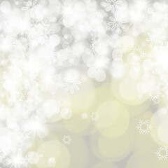 blue christmas background with snowflakes