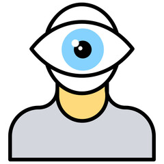 
A lense in a focus, conceptual smart lenses
