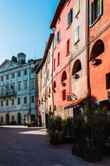 Brisighella, a town nestled in the hills of Romagna.