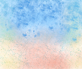 blue christmas background with snowflakes