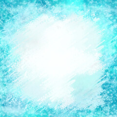 blue christmas background with snowflakes