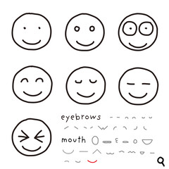 hand-drawn facial expression icon_00_q