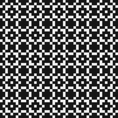 Fototapeta premium Abstract Cross Pattern Dots Logo generative computational art illustration