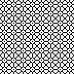 Abstract Cross Pattern Dots Logo generative computational art illustration