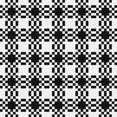 Fototapeta premium Abstract Cross Pattern Dots Logo generative computational art illustration