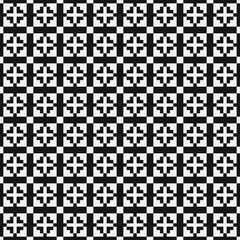 Abstract Cross Pattern Dots Logo generative computational art illustration