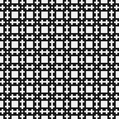 Fototapeta premium Abstract Cross Pattern Dots Logo generative computational art illustration
