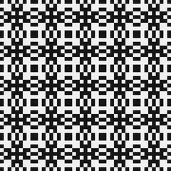 Fototapeta premium Abstract Cross Pattern Dots Logo generative computational art illustration