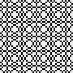 Fototapeta premium Abstract Cross Pattern Dots Logo generative computational art illustration