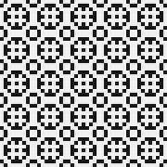 Fototapeta premium Abstract Cross Pattern Dots Logo generative computational art illustration