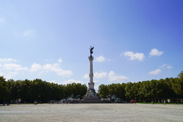 Bordeaux, le monument aux Girondins, esplanade des Quinconces