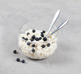oatmeal with blueberries