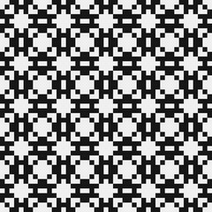 Fototapeta premium Abstract Cross Pattern Dots Logo generative computational art illustration