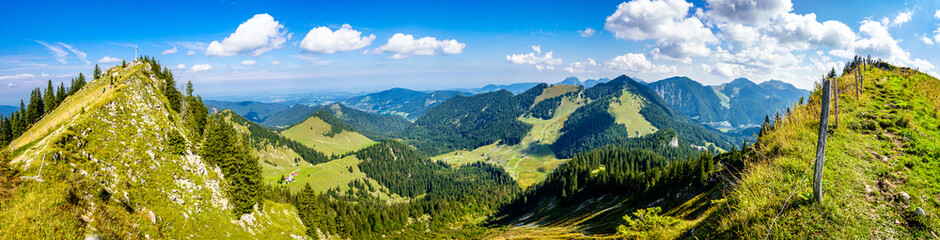 Obraz premium view at the Bodenschneid mountain - Bavaria - Spitzingsee