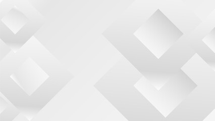 Modern white geometry background vector