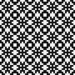 Fototapeta premium Abstract Cross Pattern Dots Logo generative computational art illustration