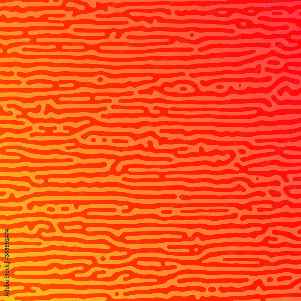 Poster Turing reaction colorful background