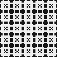 Abstract Cross Pattern Dots Logo generative computational art illustration