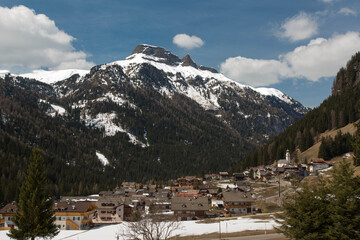 Small village at the Italian alps