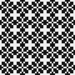 Fototapeta premium Abstract Cross Pattern Dots Logo generative computational art illustration