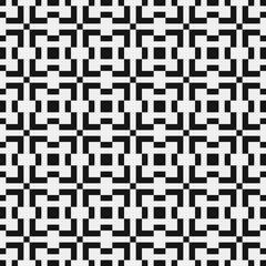 Fototapeta premium Abstract Cross Pattern Dots Logo generative computational art illustration