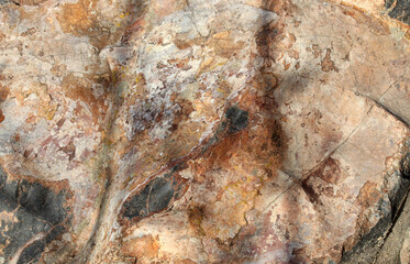 close-up of a rock texture background