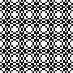 Fototapeta premium Abstract Cross Pattern Dots Logo generative computational art illustration