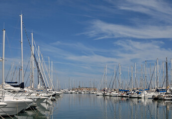 Fototapeta na wymiar Modern Marina in Guardamar de Segura, Alicante - Spain