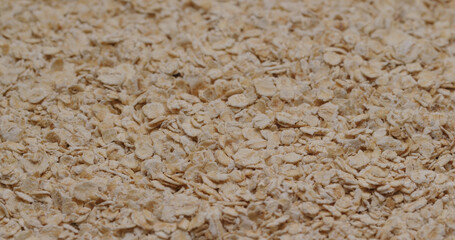 Stack of the oatmeal for breakfast