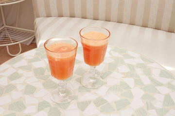 ヘルシー人参ジュース