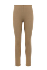 Brown women's trousers. Front view