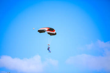 Skydiving on the North Shore, Oahu, Hawaii