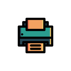 Office Printer & Fax Business Icon

