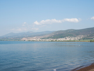 Obraz premium Greece Melissia Camping Interstation Stylidos beach