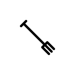 Large Fork for Farming, Gardening Icon
