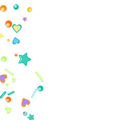 Sprinkles grainy. Cupcake donuts background.